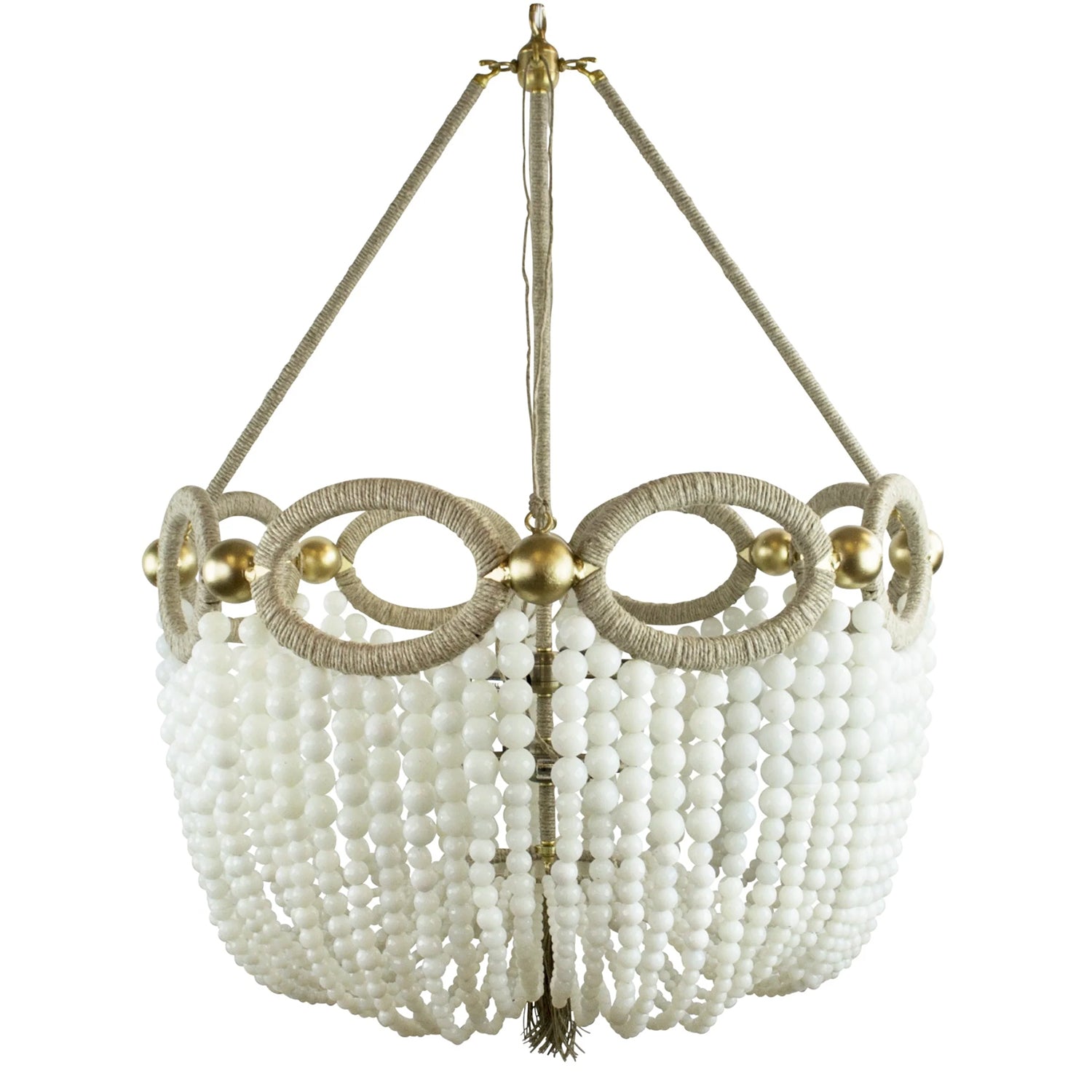 Ro Sham Beaux Fiona Milk Chandelier