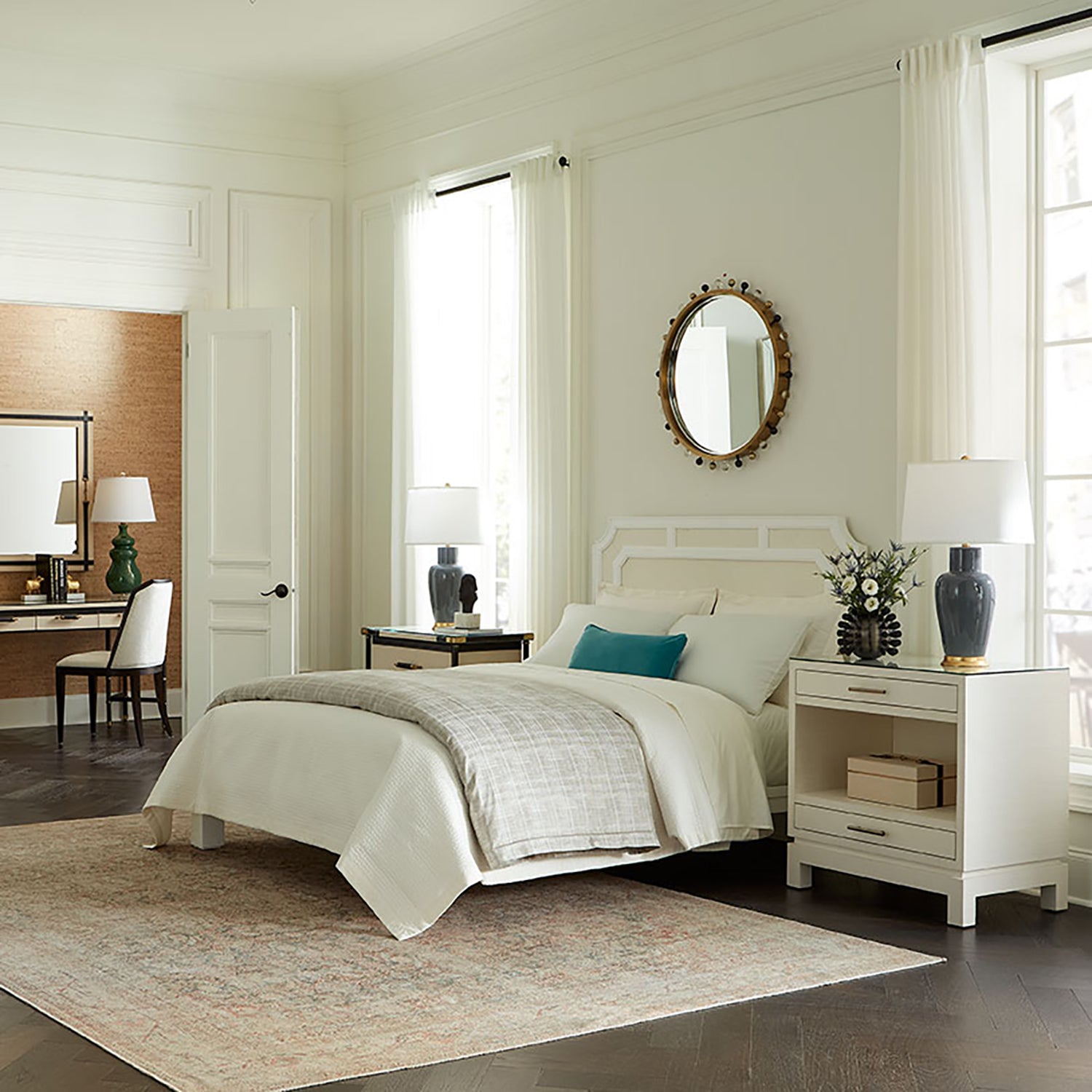 Villa and House Florence 2 Drawer End Table