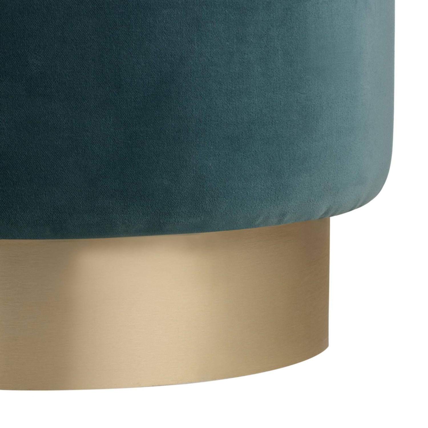 Arteriors Avalon Swivel Ottoman Aegean Performance Velvet