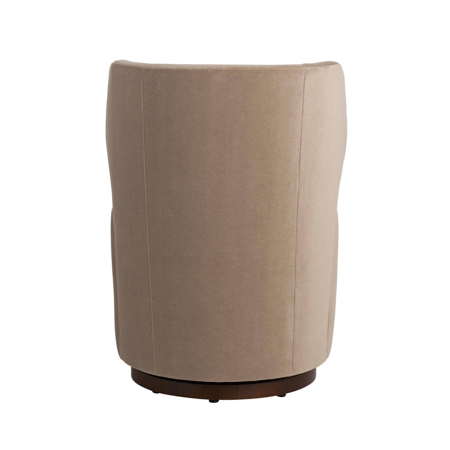 Arteriors Poppy Cocoa Performance Velvet Swivel Chair