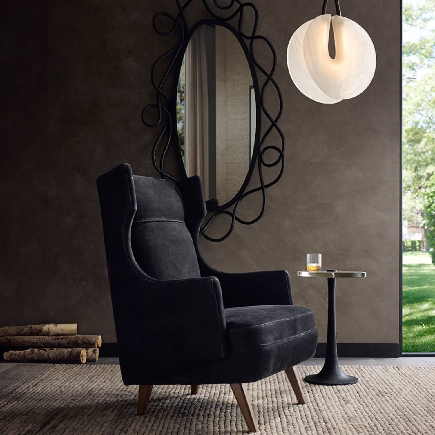 Arteriors Budelli Wing Chair