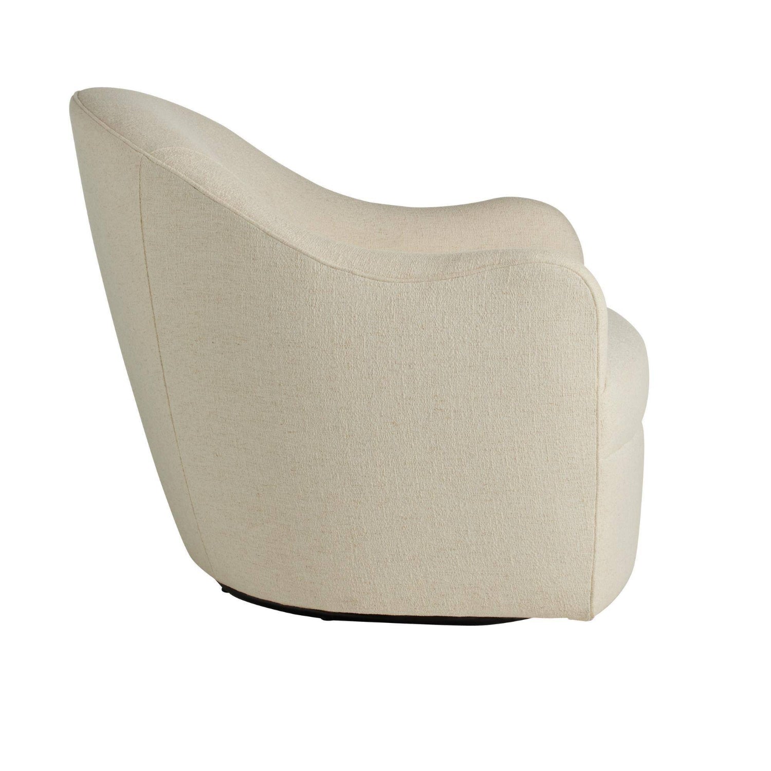 Arteriors Delfino Oxford White Swivel Chair