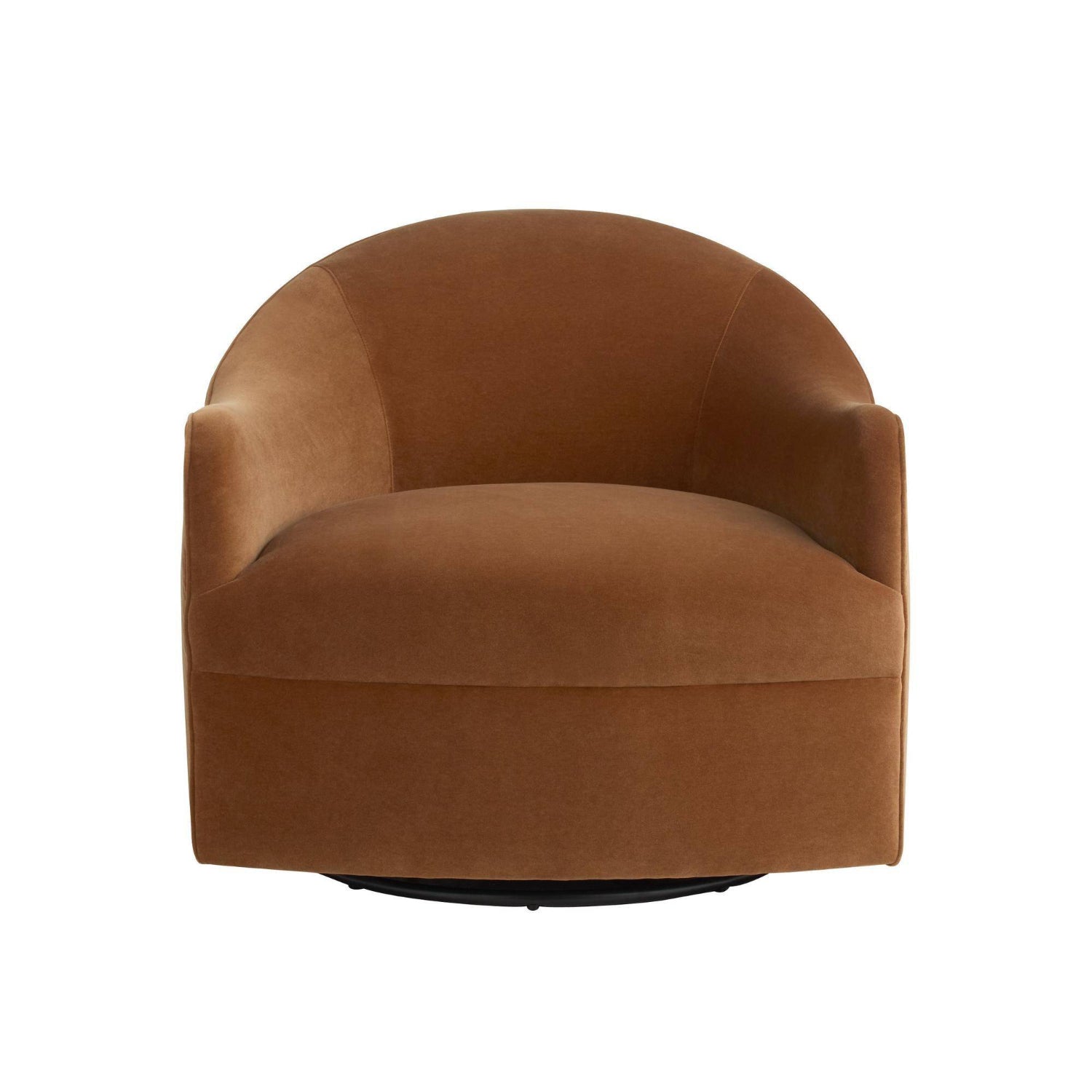 Arteriors Delfino Cider Performance Velvet Swivel Chair