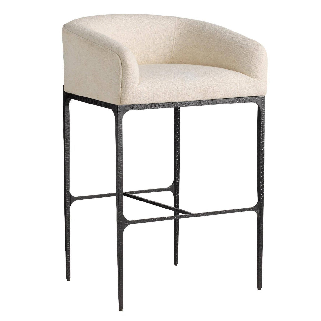 Arteriors Osbourne Oxford White Bar Stool