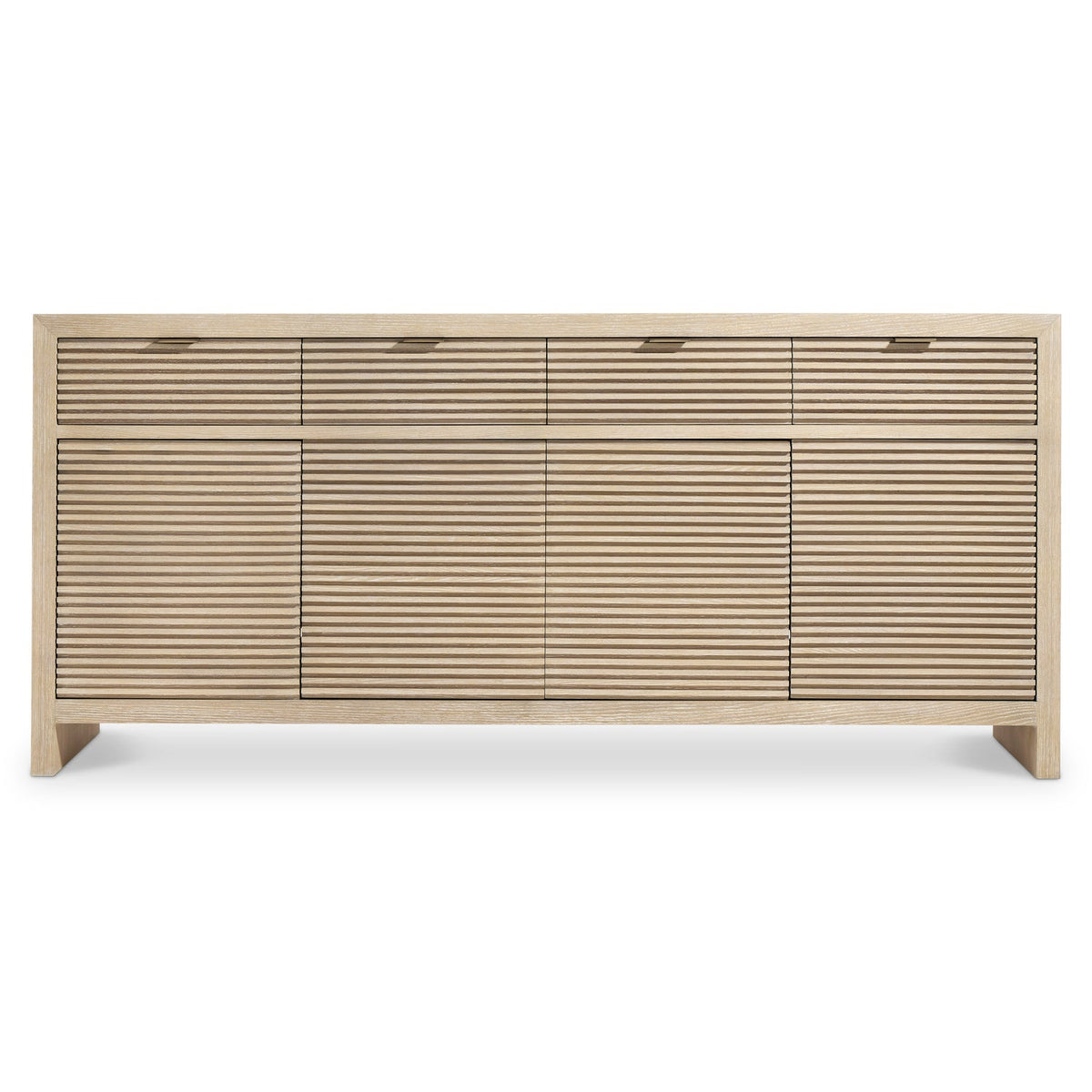 Bernhardt Asana Buffet in Tan, side profile