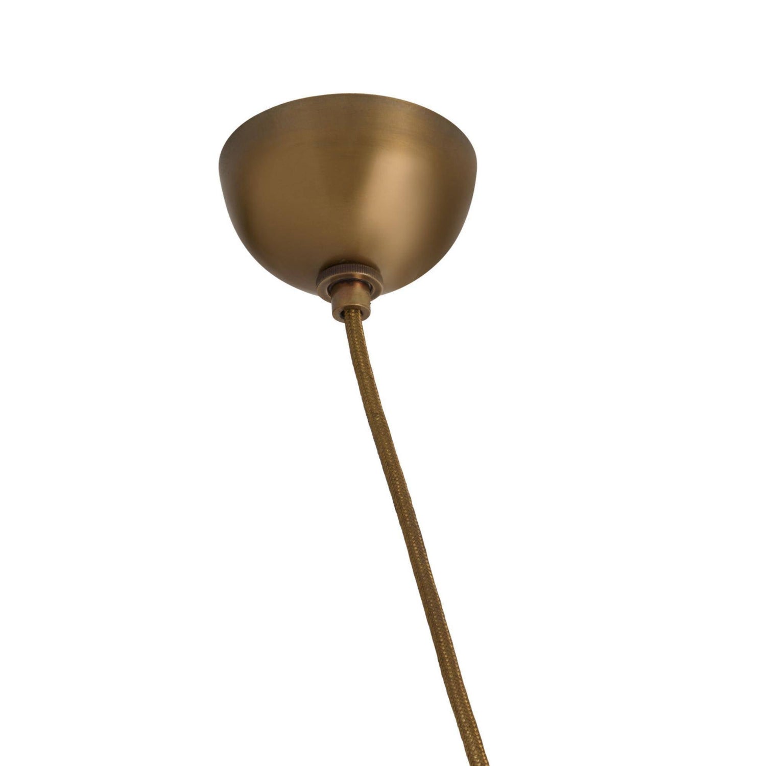 Arteriors Egg Drop Antique Brass Pendant
