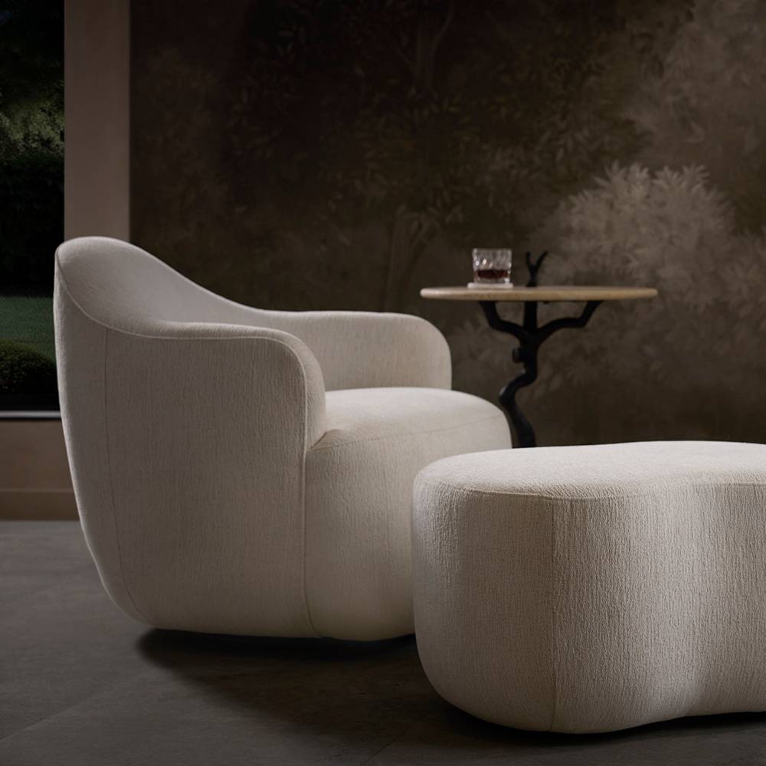 Arteriors Boulder Ottoman