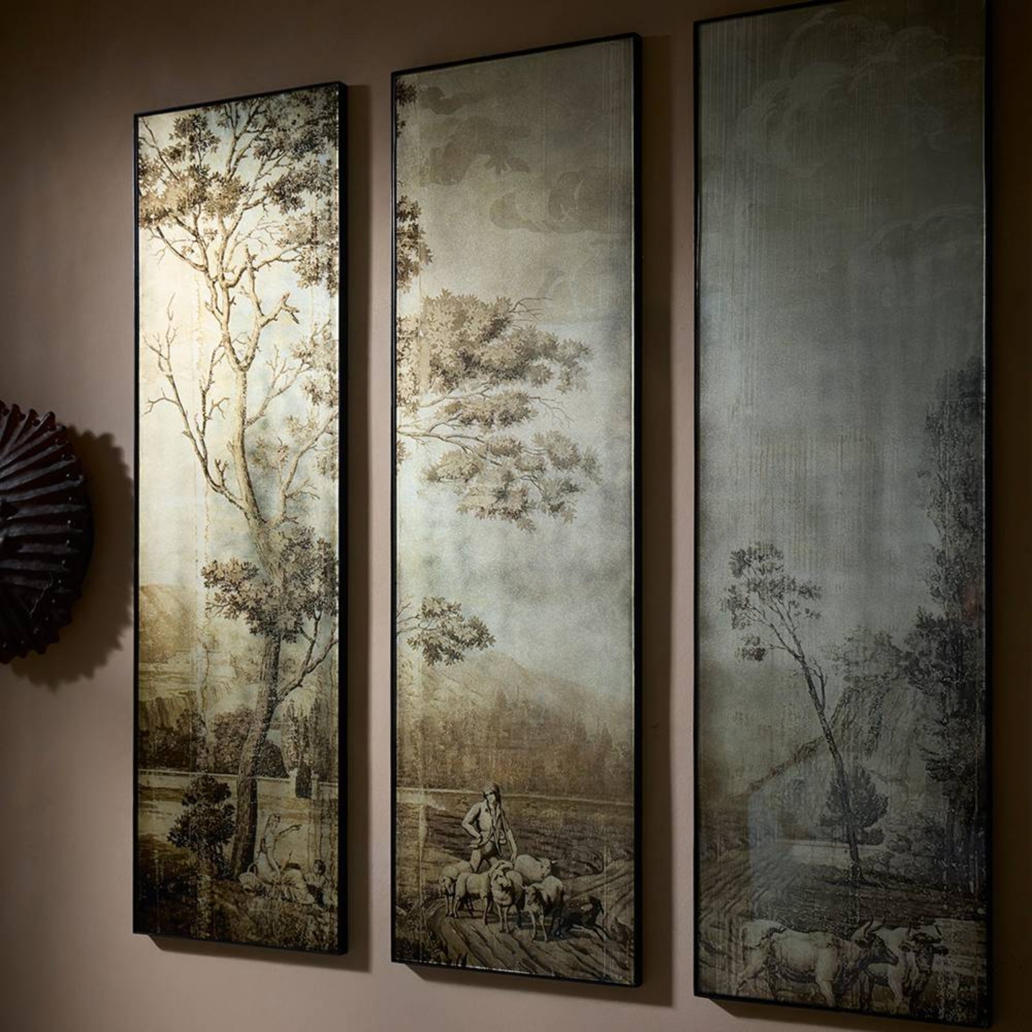 Arteriors Pastorale Wall Plaque Set of 3