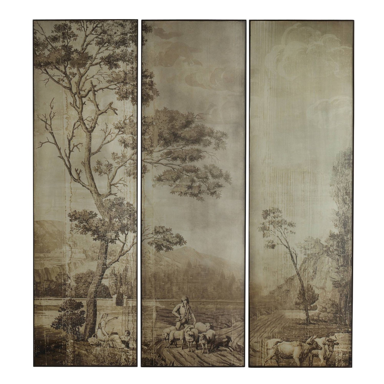 Arteriors Pastorale Wall Plaque Set of 3
