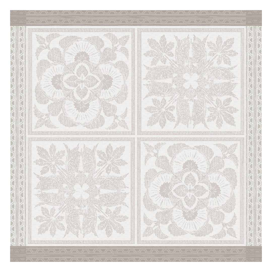 Garnier Thiebaut Harmonie Beige Jacquard Napkin Set of 4