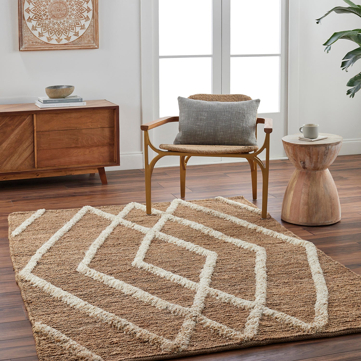 Surya Hadley Diamond Hand Woven Rug