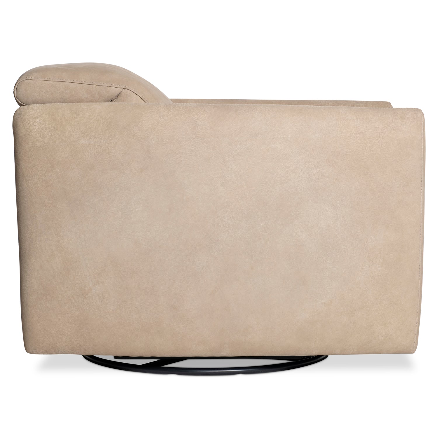 Bernhardt Livvy Leather Power Motion Swivel Chair