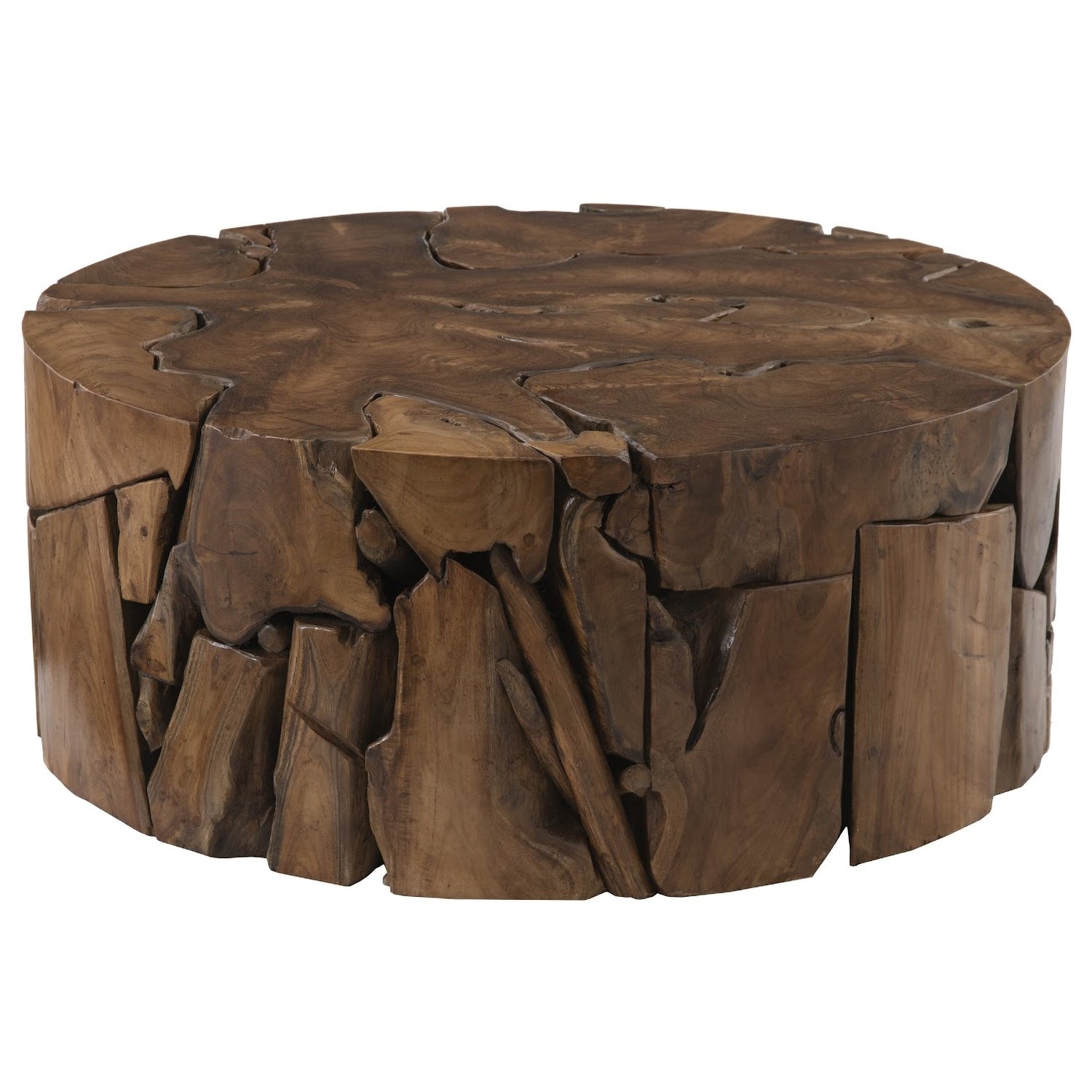 Phillips Collection Teak Chunk Coffee Table