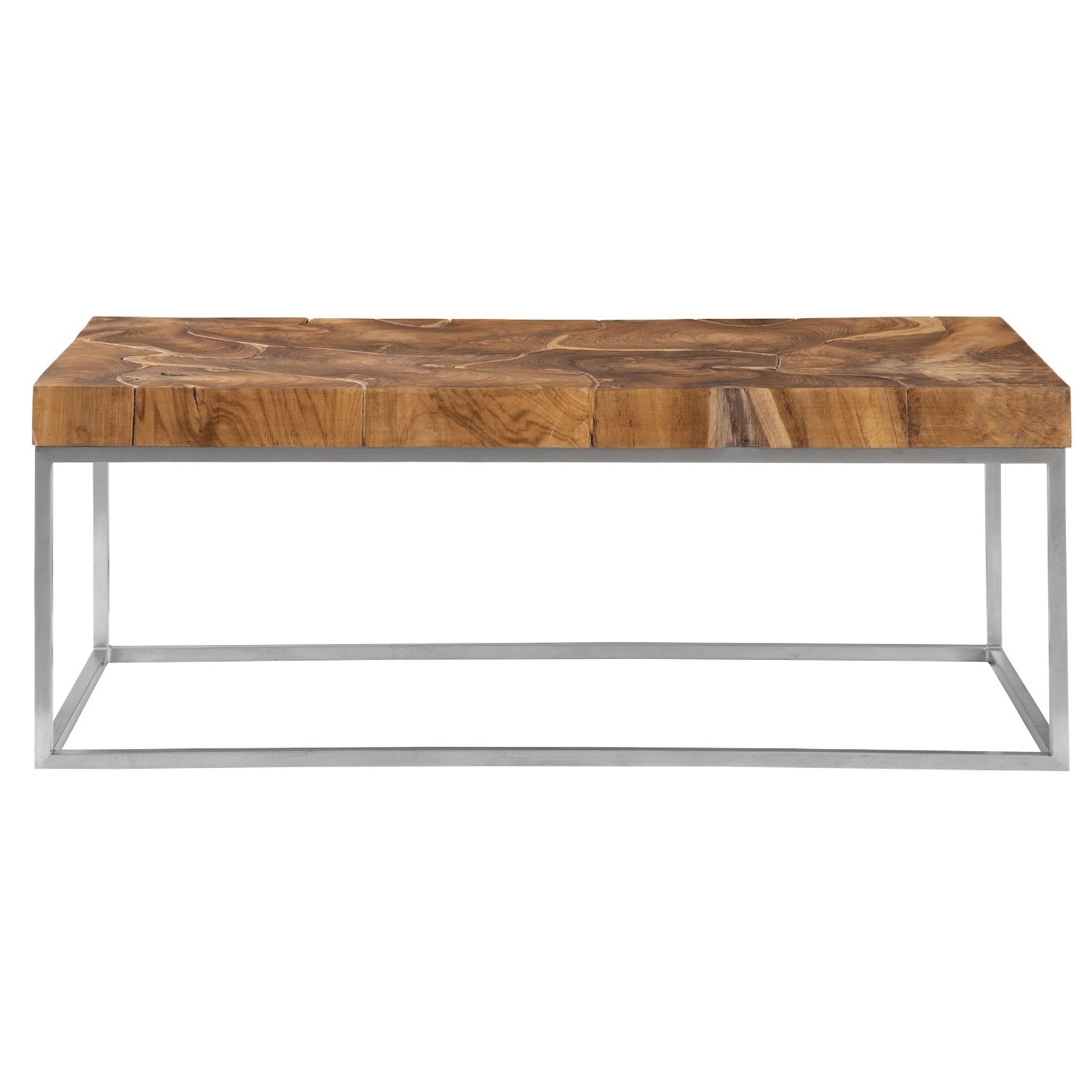 Phillips Collection Teak Puzzle Coffee Table