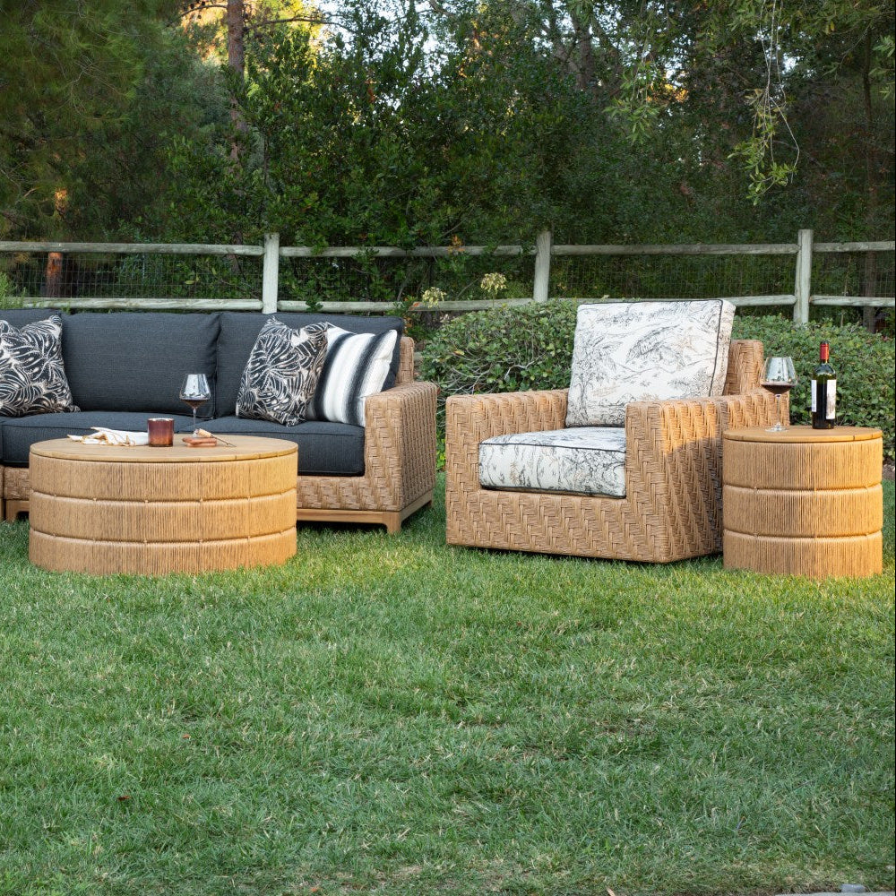 Margaritaville Avalon Outdoor Wicker Storage End Table