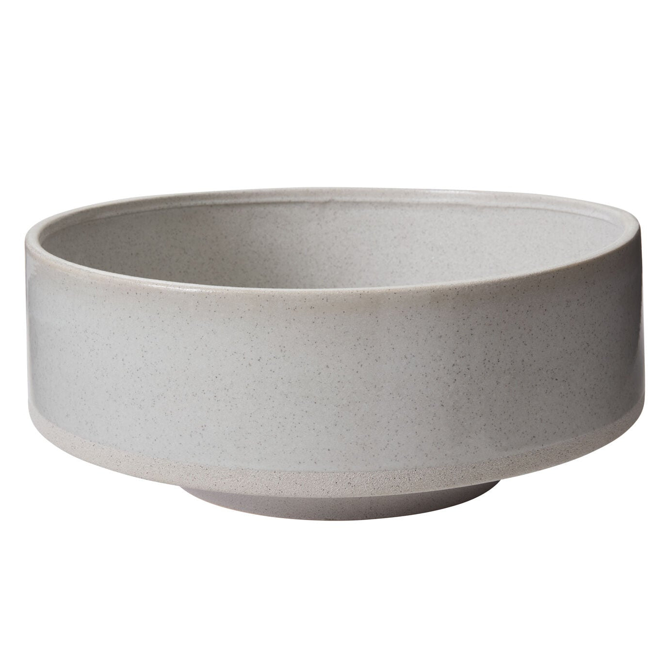 Inventor Bowl styled view, speckled off-white ceramic bowl