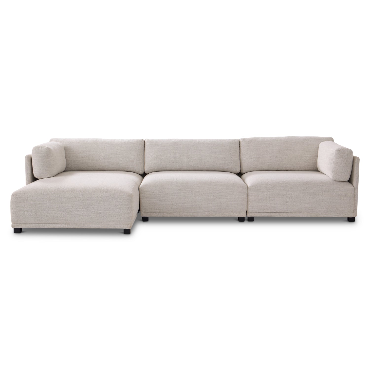 Bernhardt Parker 3 Piece Left Facing Fabric Sectional