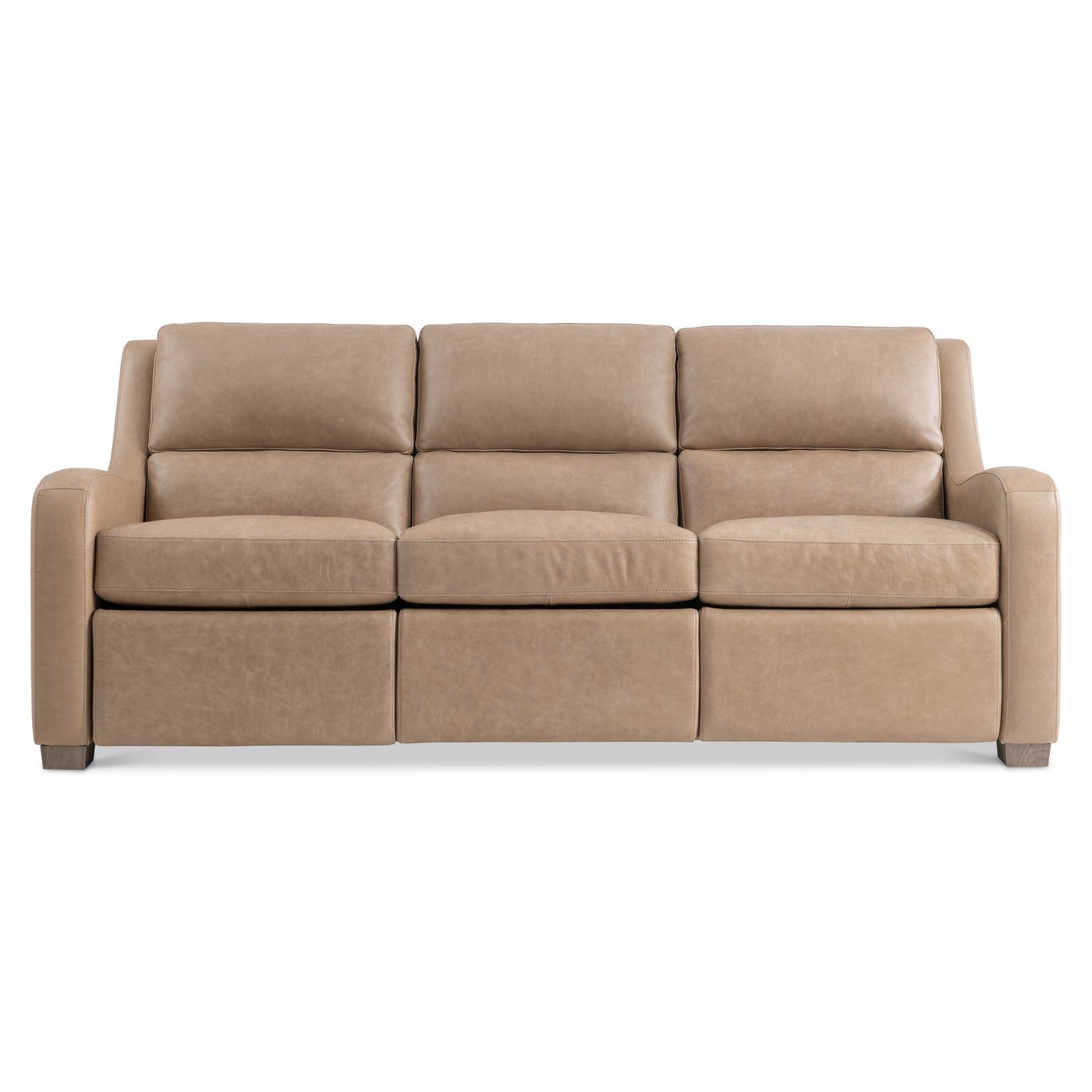 Bernhardt Living Ventura Leather Power Motion Sofa