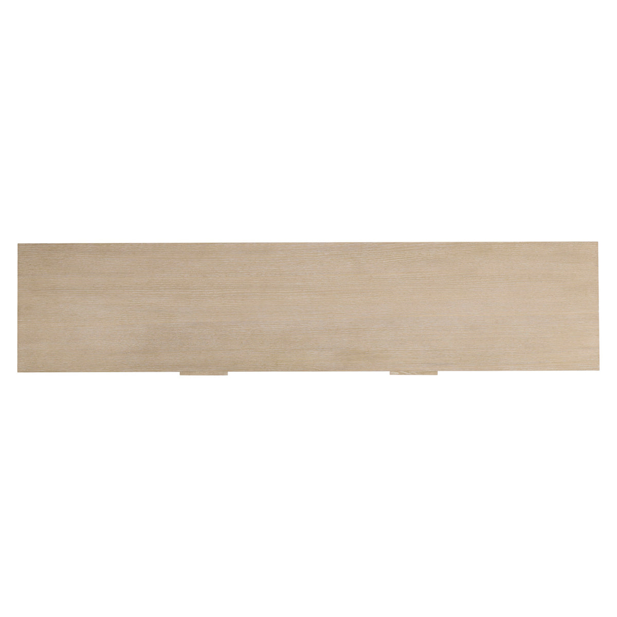 Bernhardt Living Asana Console Table in Tan, back view