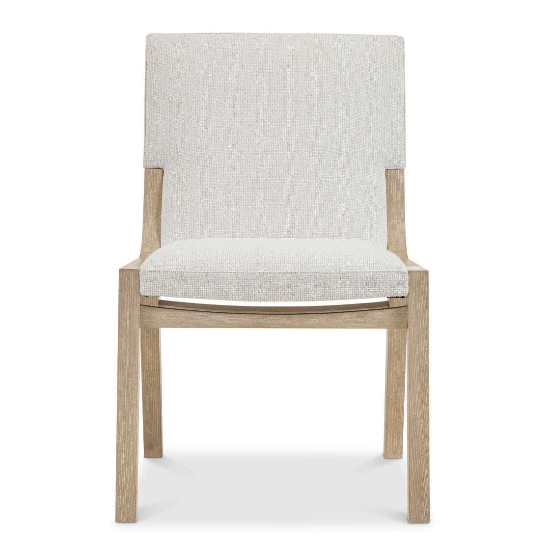 Bernhardt Asana Side Chair in Tan, angled three-quarter view