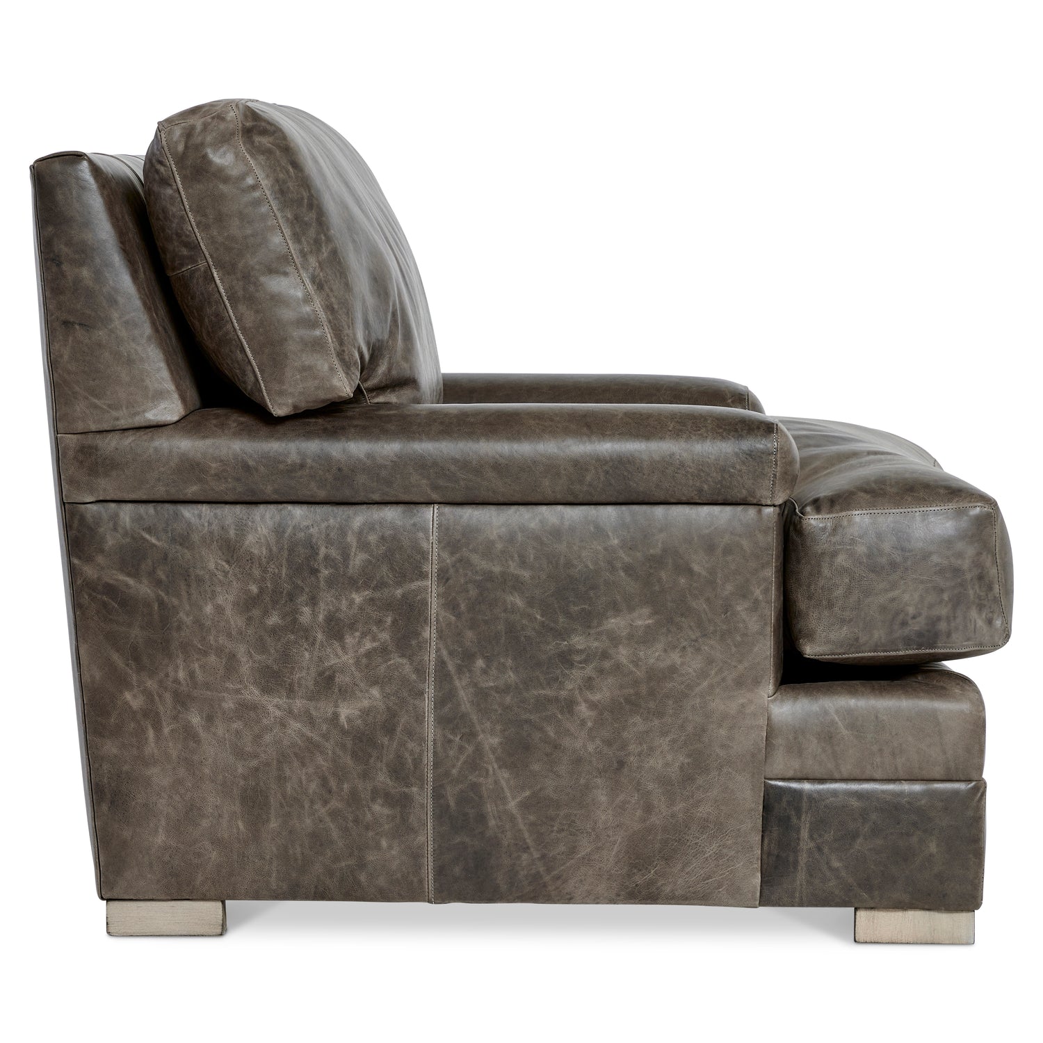Bernhardt Living Burnham Leather Chair