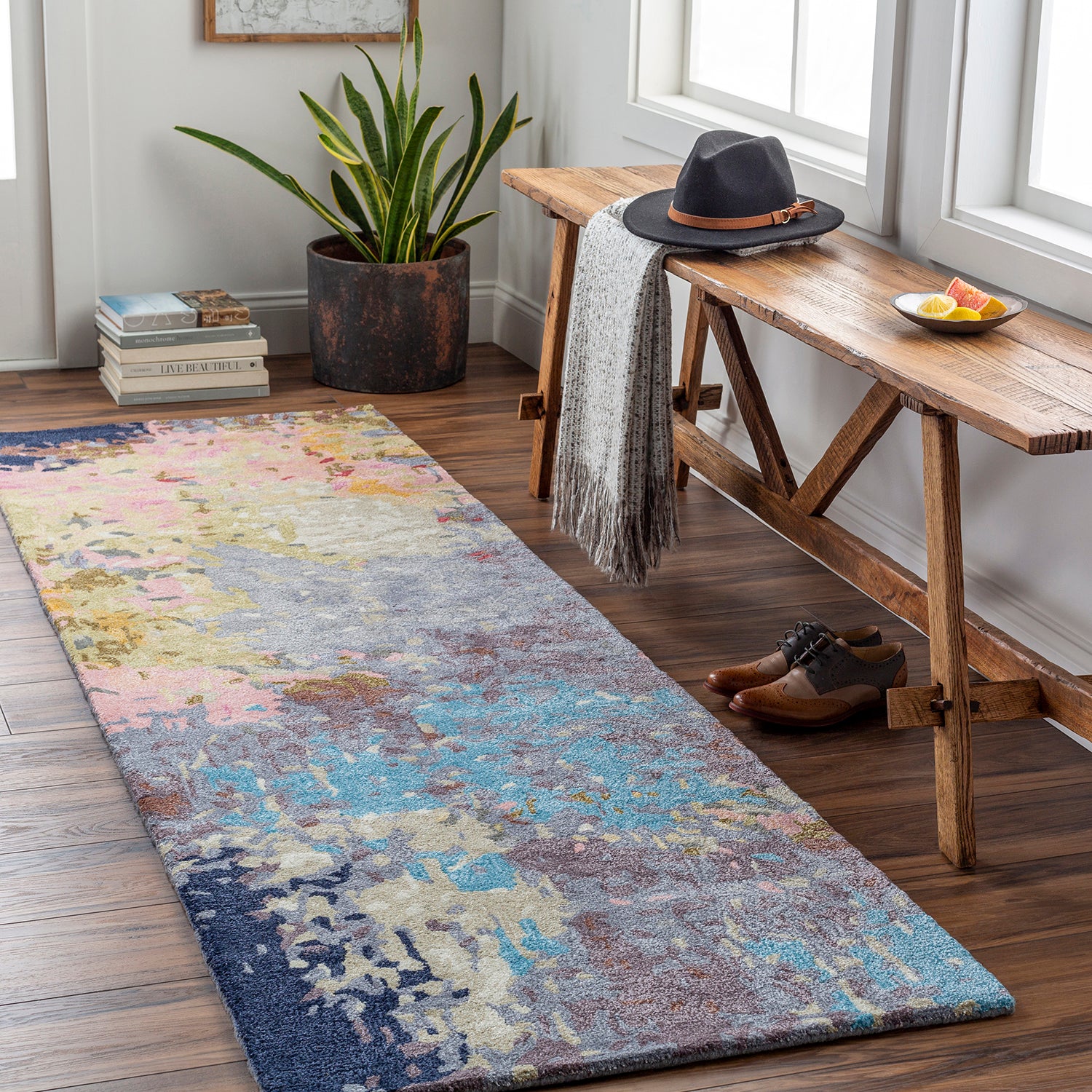 Surya Kavita Colorful Hand Tufted Rug