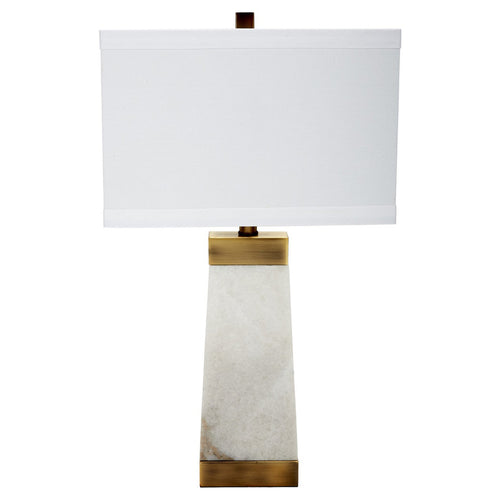 Old World Design Hammond White Marble Table Lamp