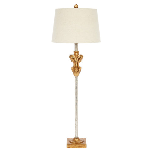 Old World Design Grace Antique Gold & Silver Table Lamp