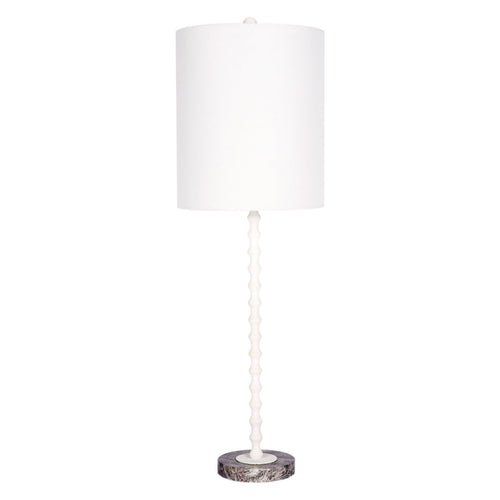 Old World Design Baxter White Gesso Table Lamp