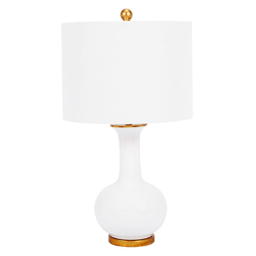 Old World Design Klara White Ceramic Table Lamp