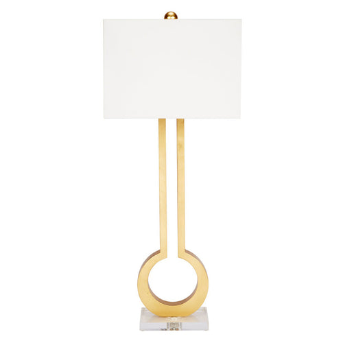 Old World Design Guthrie Gold Leaf Table Lamp