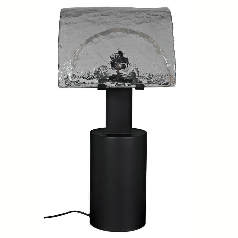 Noir Shiitake Table Lamp Paynes Gray