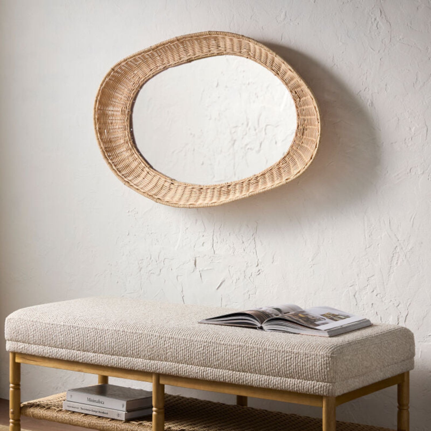 Leadville Rattan Accent Mirror