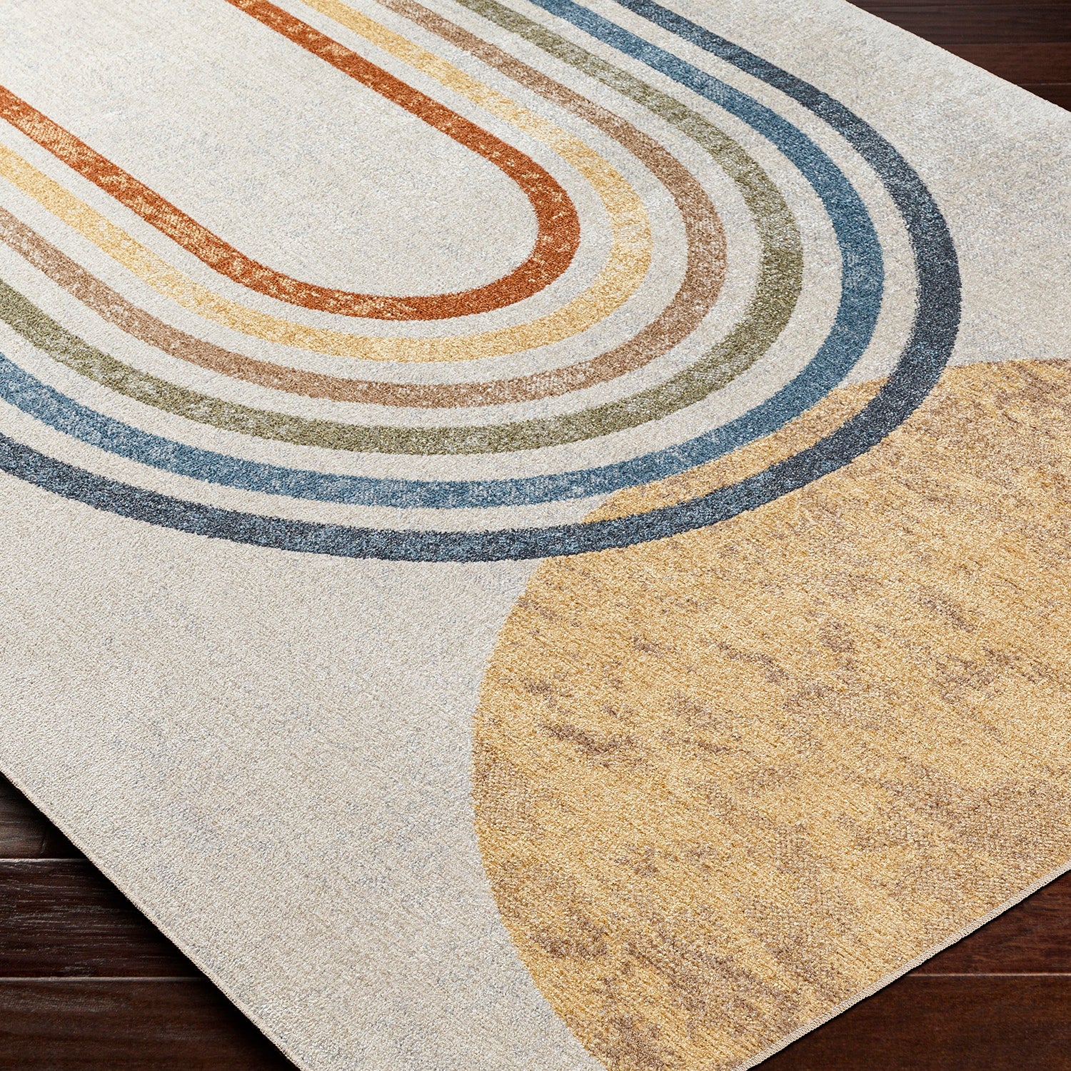 Livabliss Lillian Rainbow Washable Rug