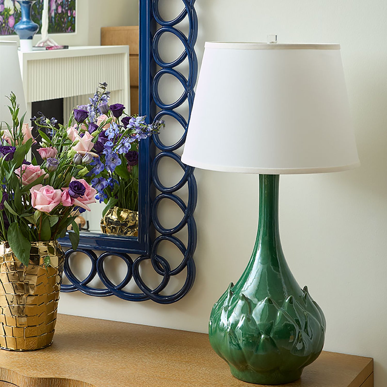 Villa and House Lotus Table Lamp Base