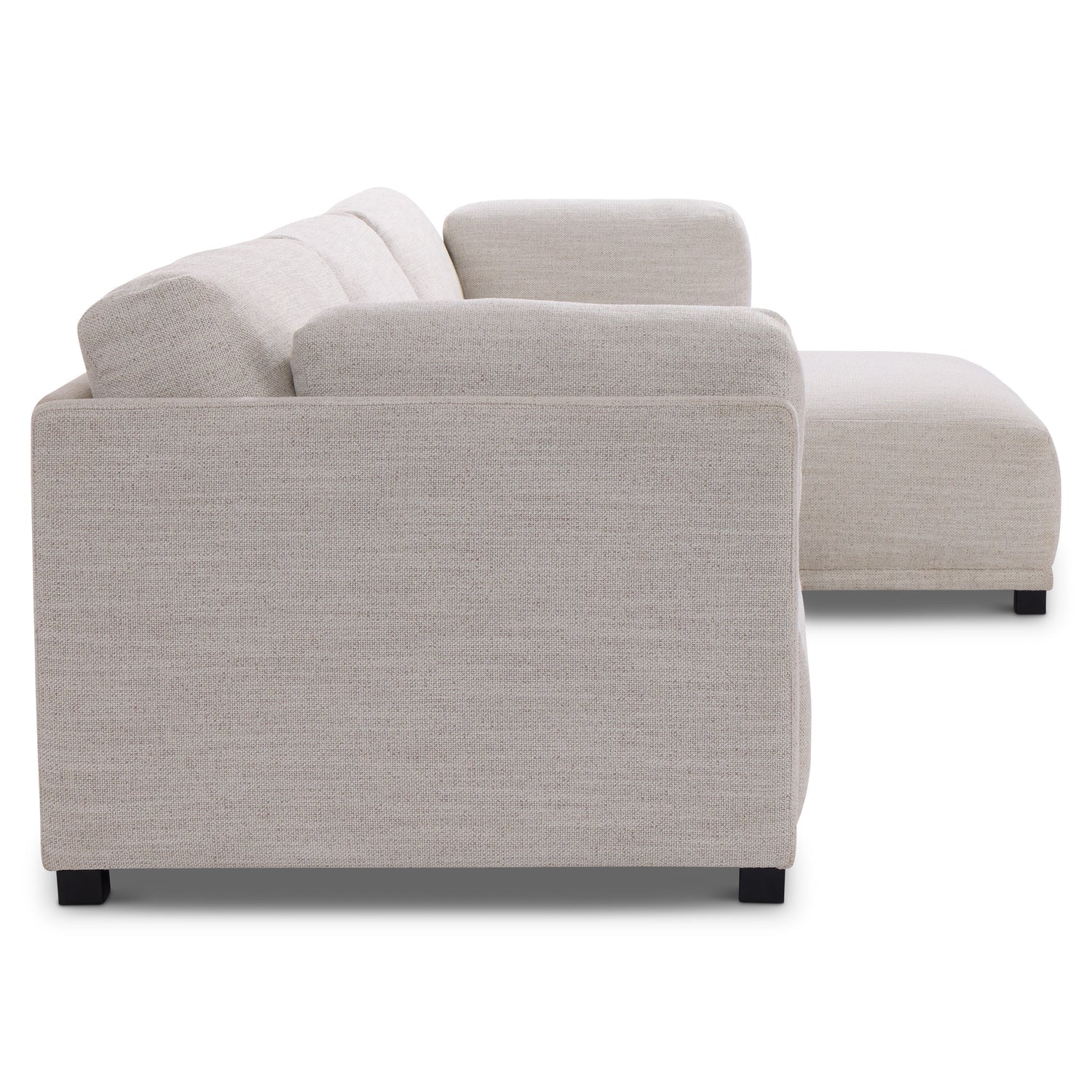 Bernhardt Parker 3 Piece Right Facing Fabric Sectional