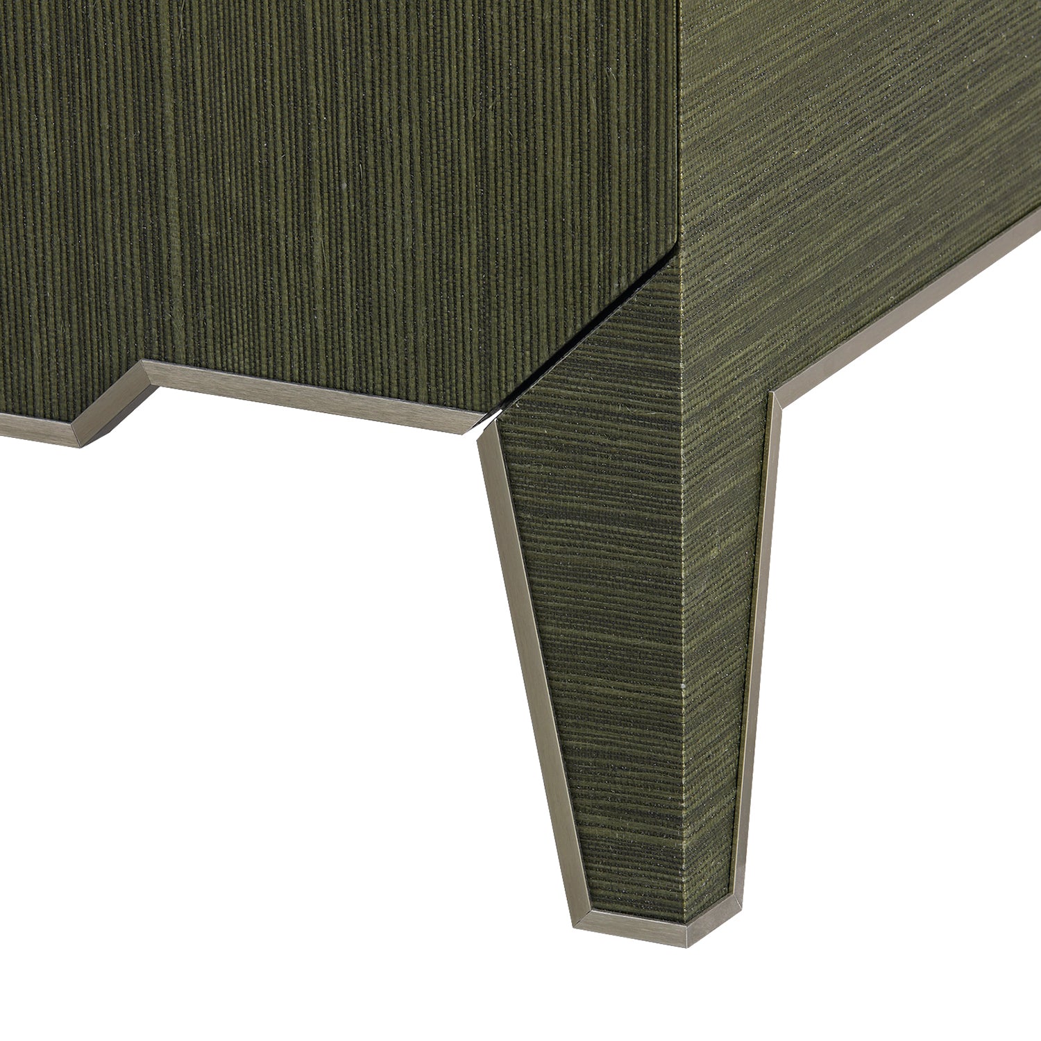 Villa and House Madeline Deep Olive 3 Drawer Side Table