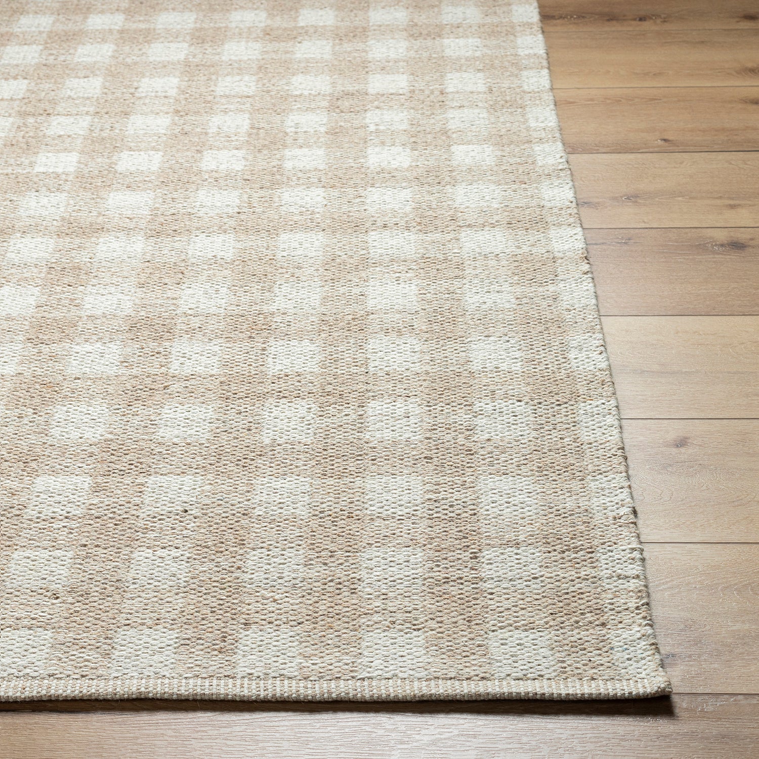 Livabliss Mardin Gingham Hand Woven Rug