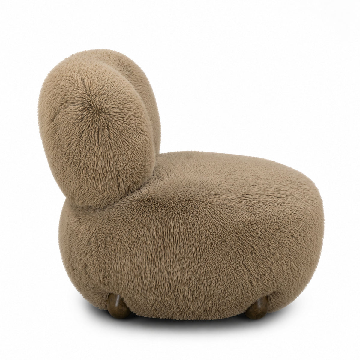 TOV Furniture Pucker Taupe Accent Chair