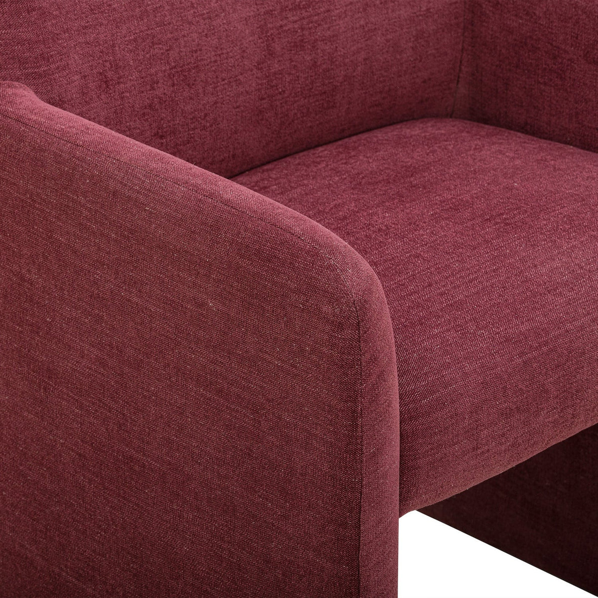 TOV Furniture Crawley Red Performance Linen Chenille Dining Chair