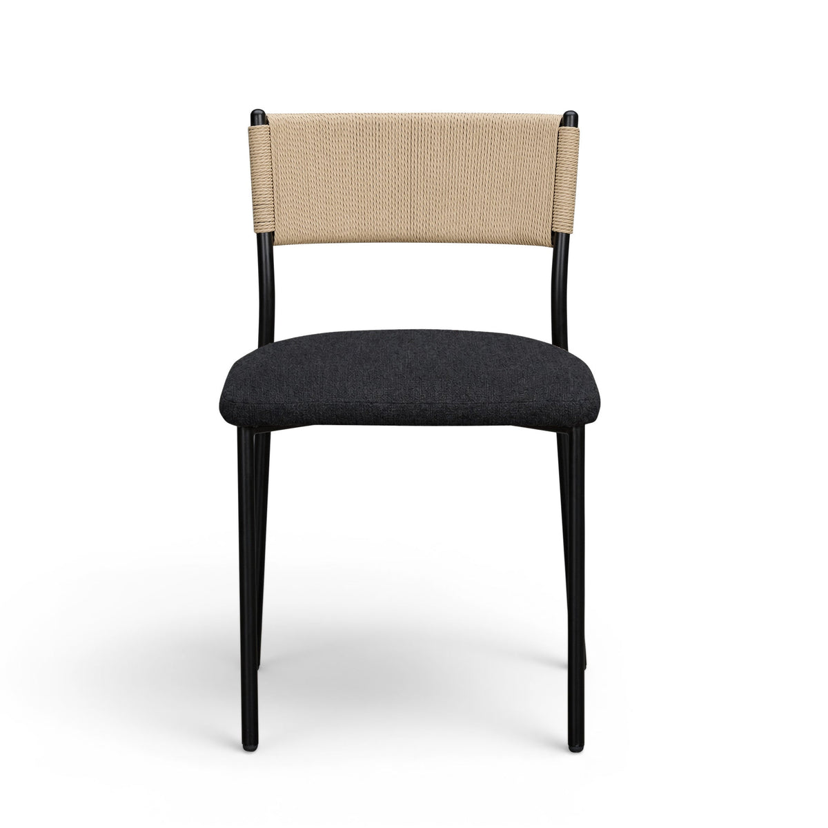TOV Furniture Celine Black Performance Boucle Dining Chair Set of 2