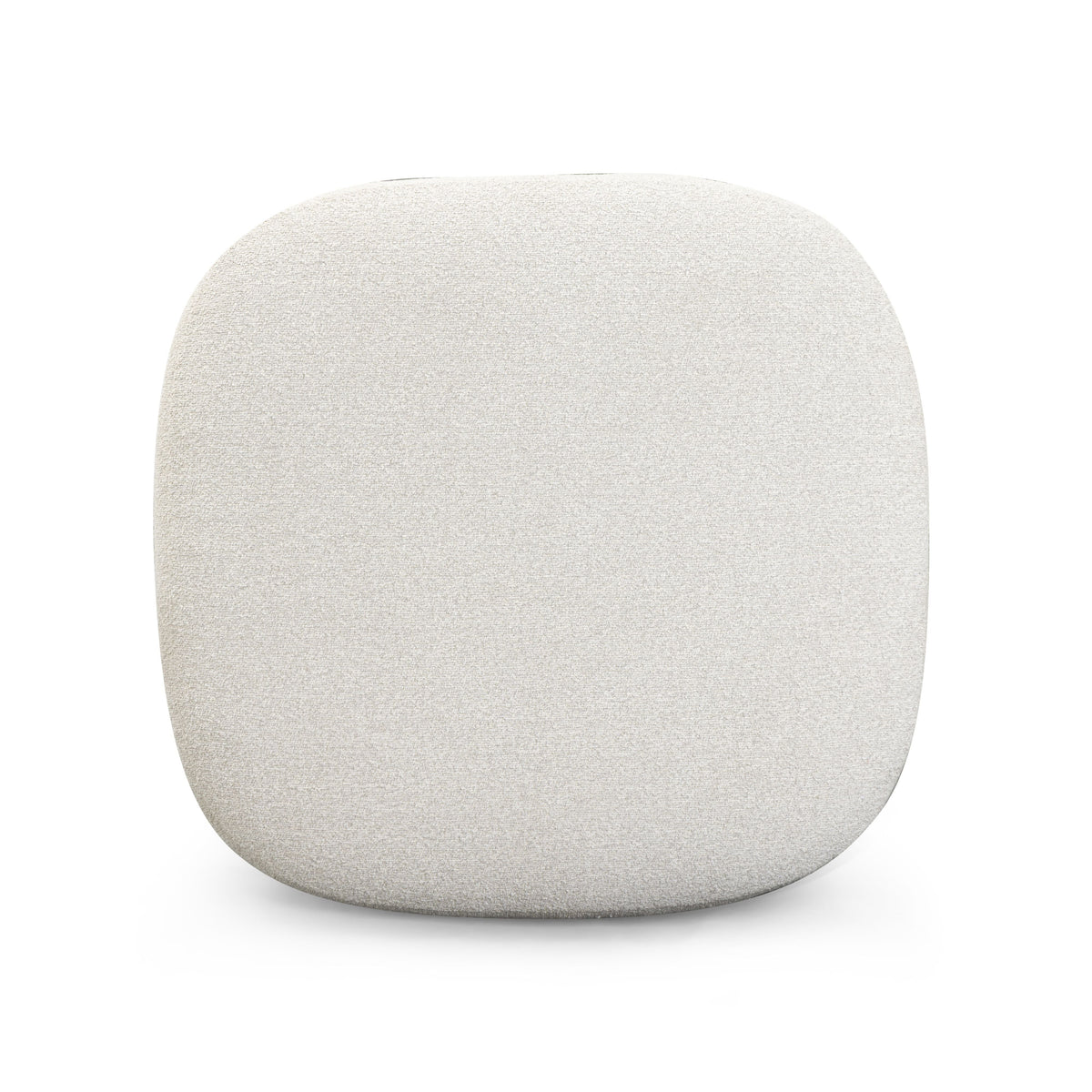 TOV Furniture Domina Off White Boucle Ottoman