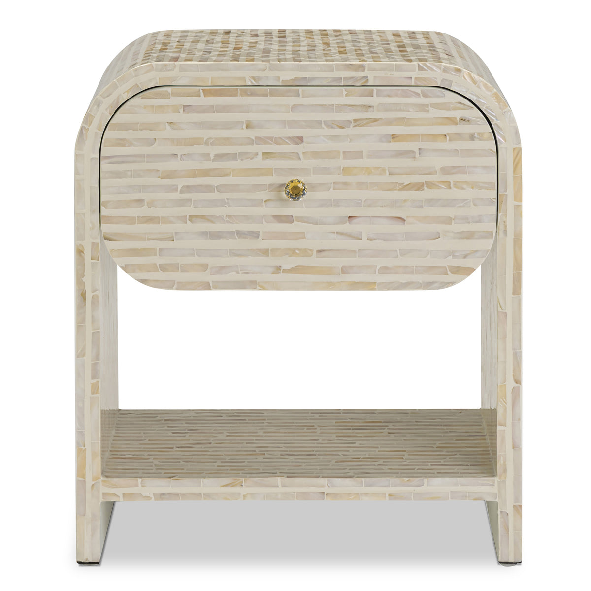 TOV Furniture Borno Mother of Pearl Nightstand