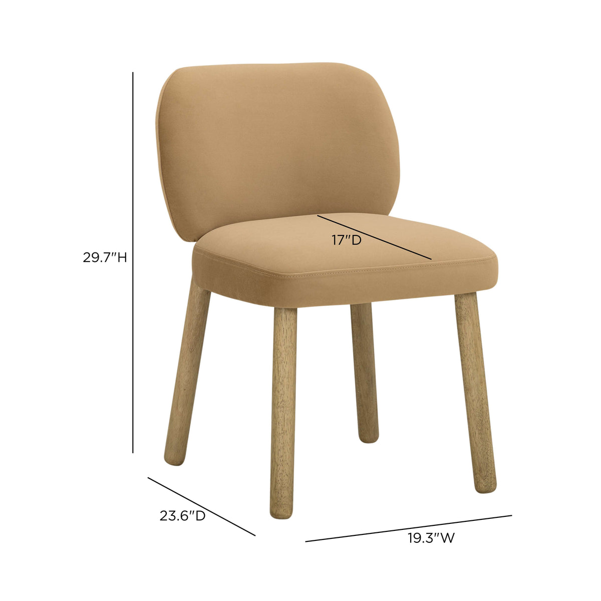 TOV Furniture Foxy Camel Performance Dining Chair