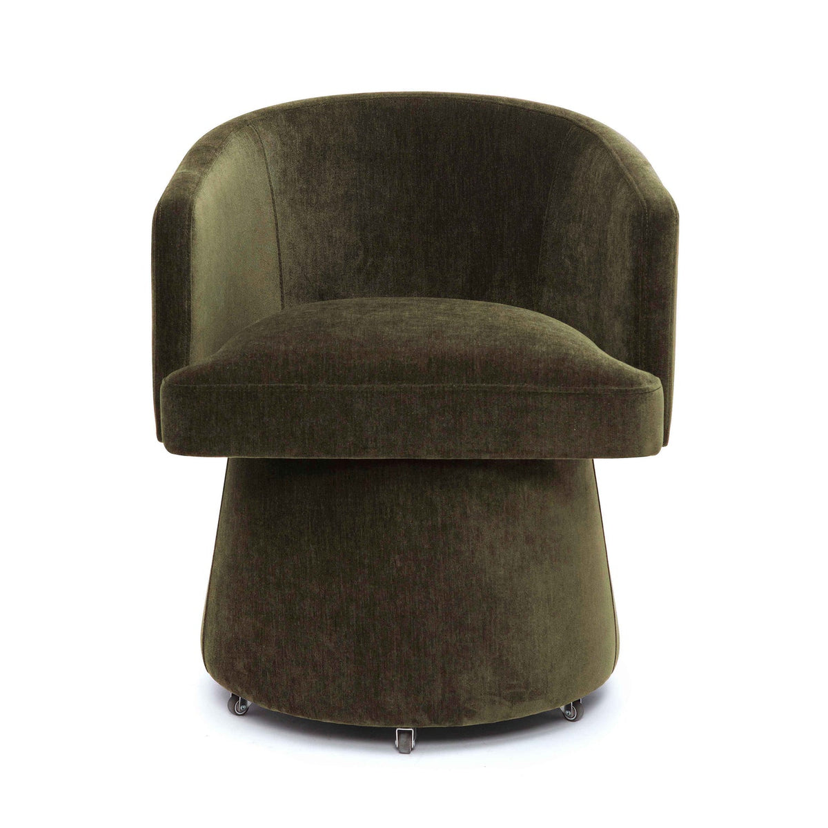 TOV Furniture Kristen Olive Green Rolling Desk Chair