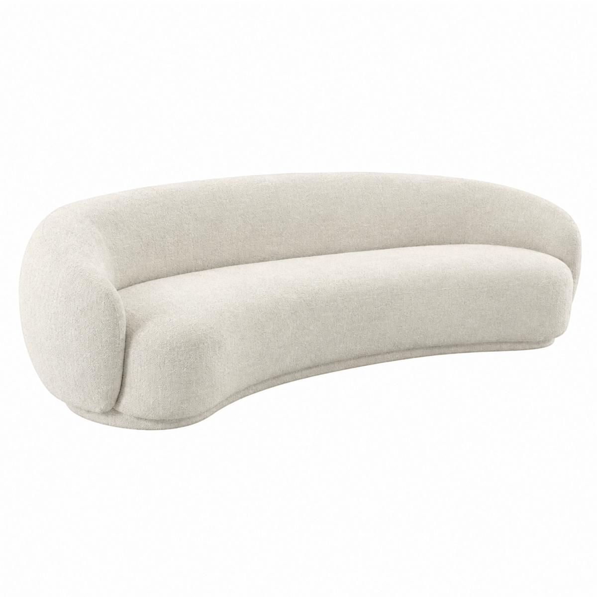 TOV Furniture Kendall Sand 119in Sofa in sand chenille, primary product view