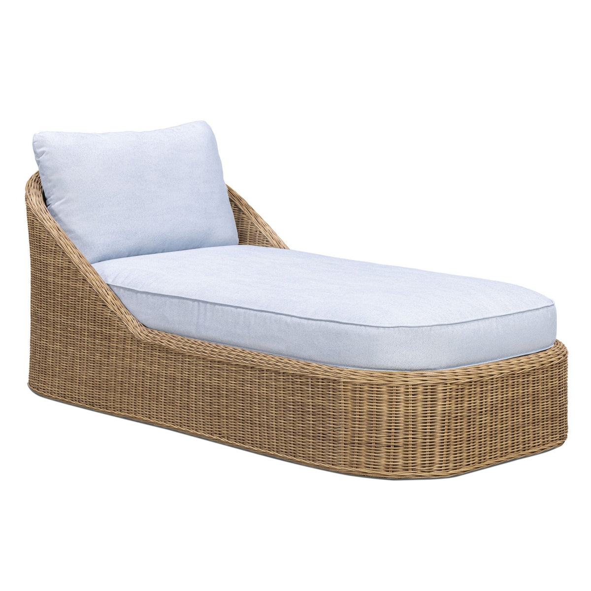 TOV Furniture Axel Blue Boucle Outdoor Lounge Chair