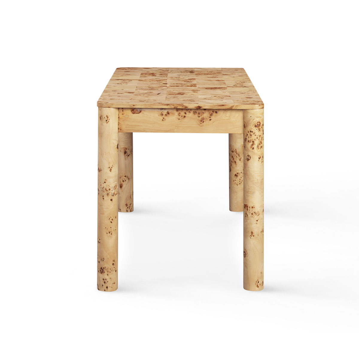 TOV Furniture Berri 60in Natural Burl 3-Drawer Work Desk