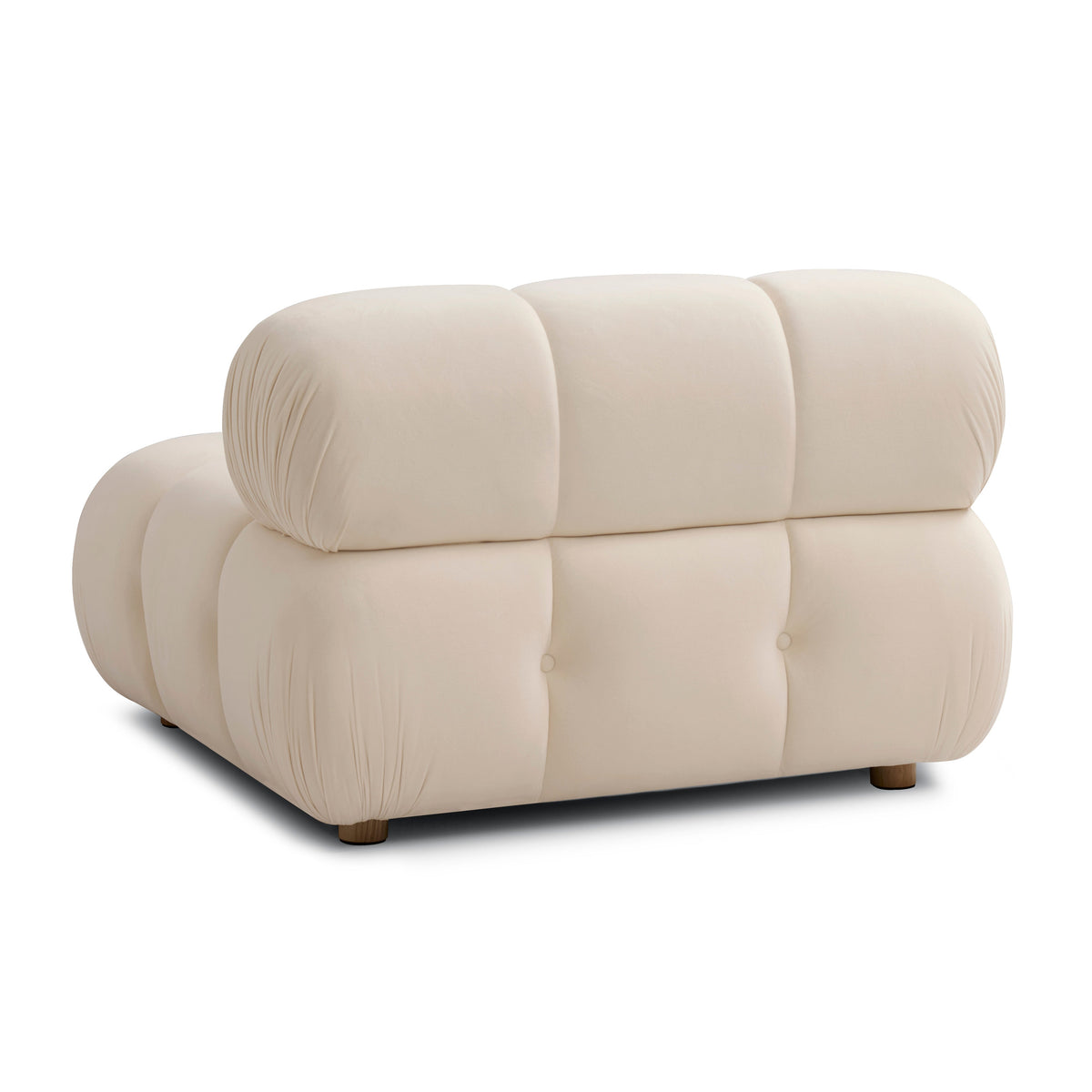TOV Furniture Calliope Off White Performance Modular Armless Chair