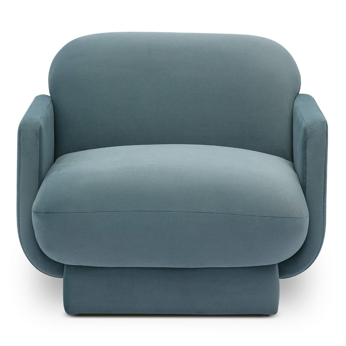TOV Furniture Azalea Blue Performance Velvet Accent Chair